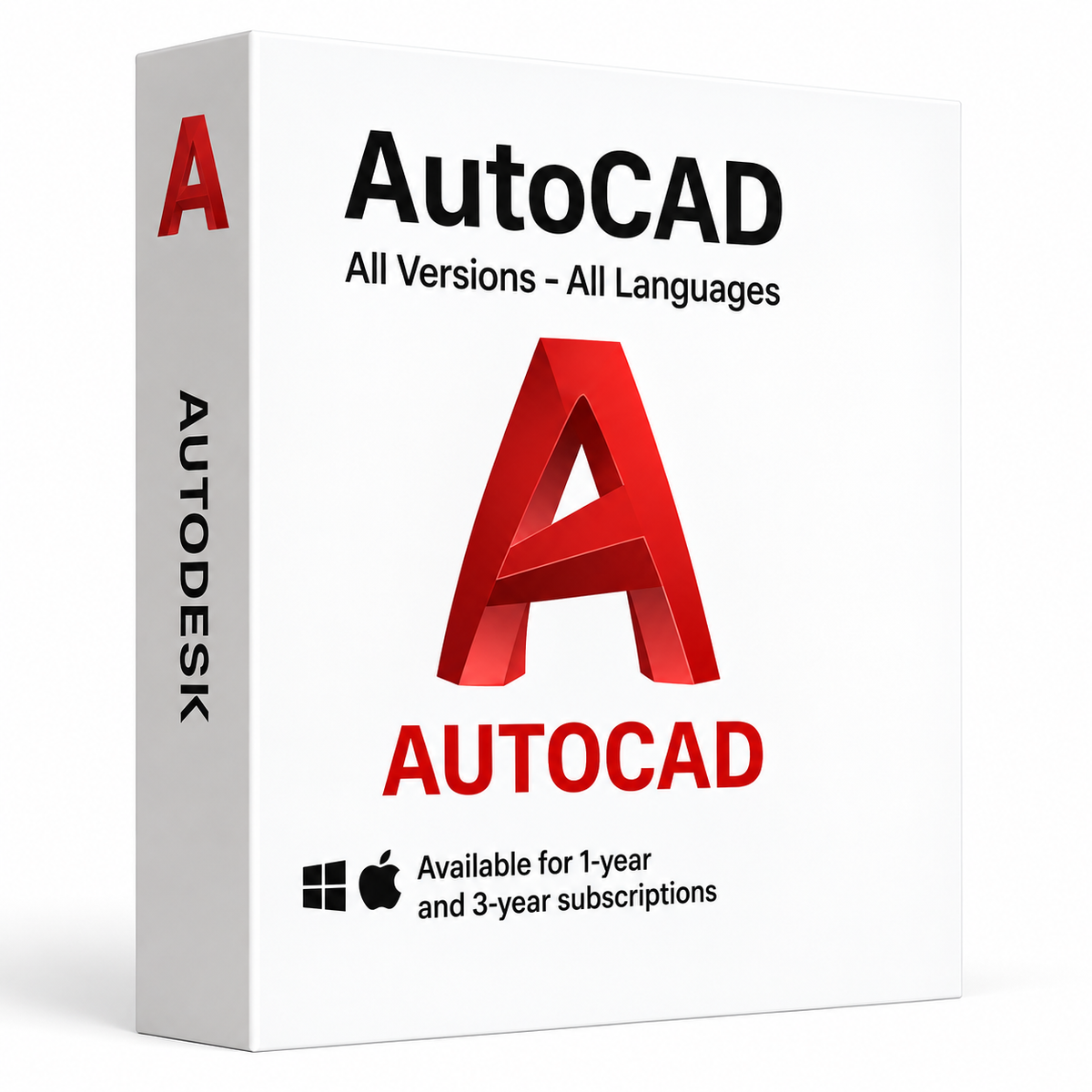 Autodesk AutoCAD – 3 Year Subscription | Windows & Mac