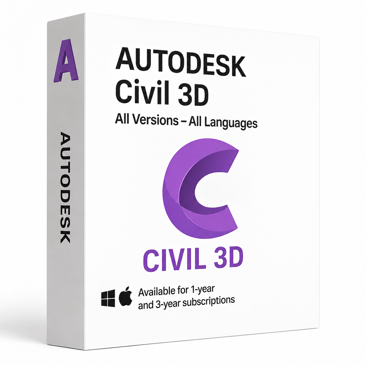 Autodesk Civil 3D – All Supported Versions | Multilingual